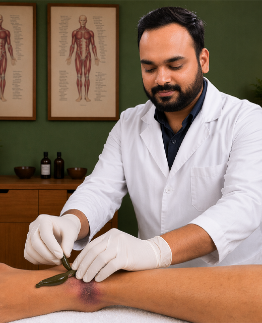 Leech therapy Jalaukavacharana
