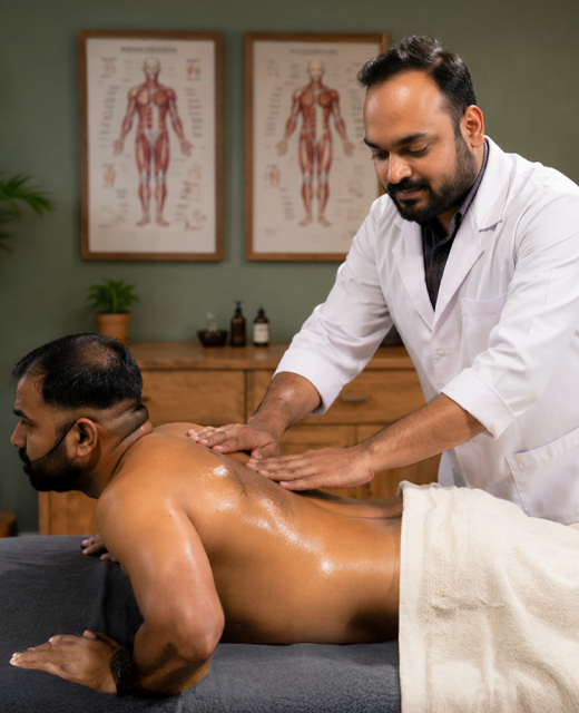 Neuro therapy session at Kridha Ayurveda